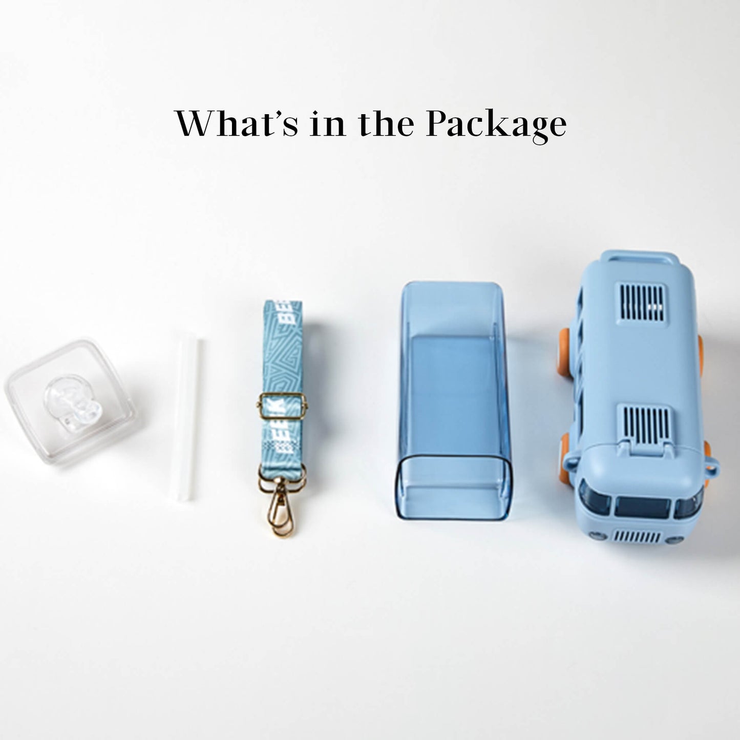 16.9oz Cute Shuttle Bus Shaped Cup with Straw