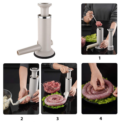 Creative 2 in 1 Sausage Stuffer Meatballs Maker