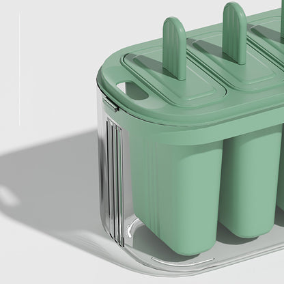 6 Piece Popsicle Molds Set Easy Release With Handle