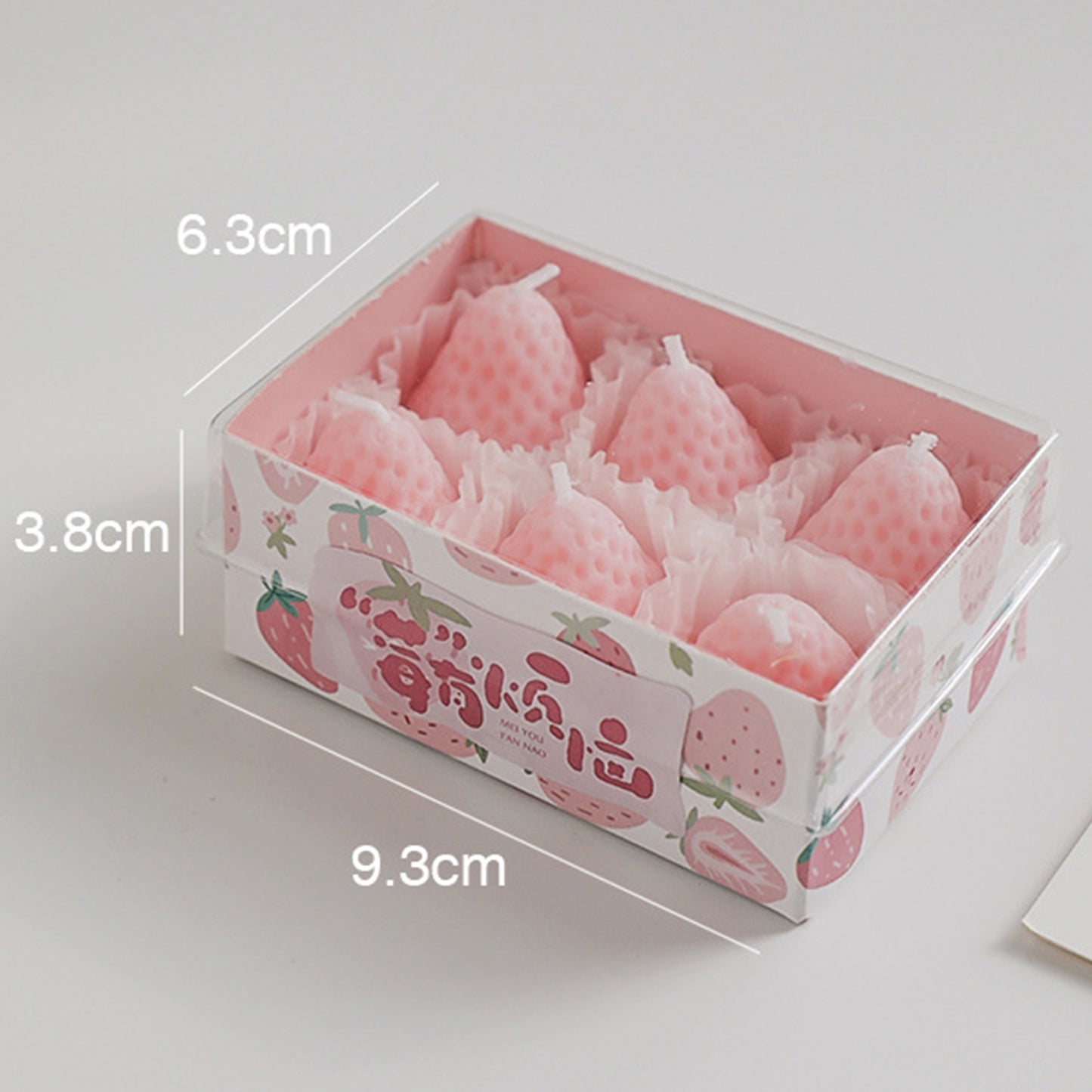 Adorable Strawberry Shape Aromatherapy Candle