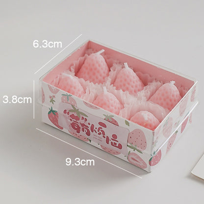 Adorable Strawberry Shape Aromatherapy Candle