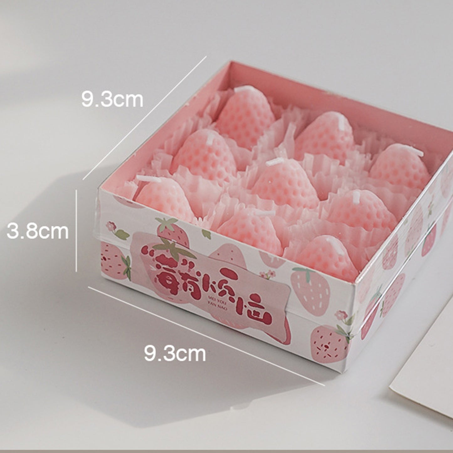 Adorable Strawberry Shape Aromatherapy Candle