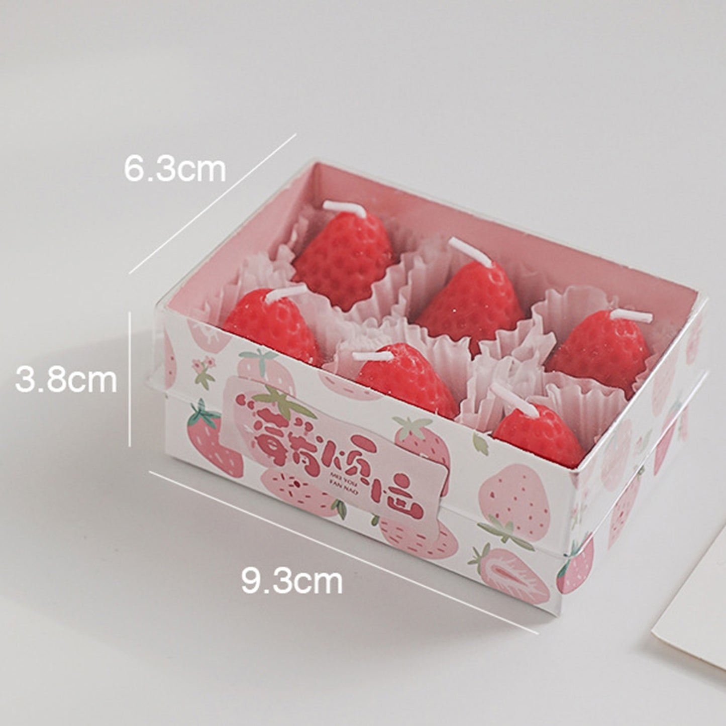 Adorable Strawberry Shape Aromatherapy Candle