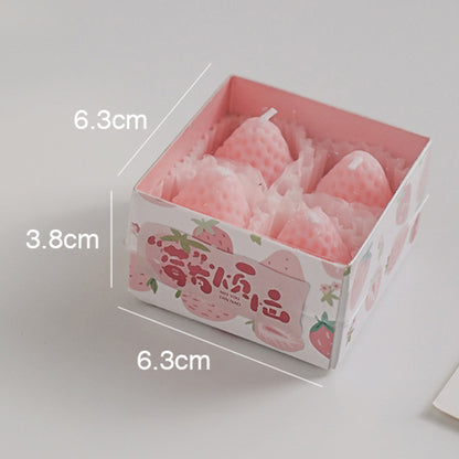 Adorable Strawberry Shape Aromatherapy Candle