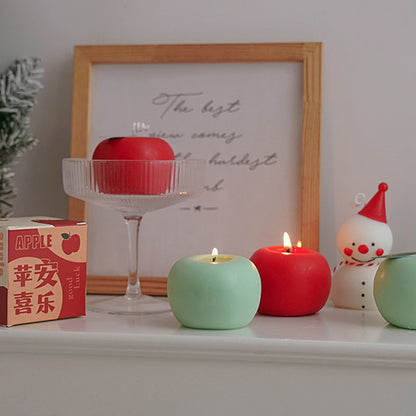 Cute Apple Shape Scented Candle
