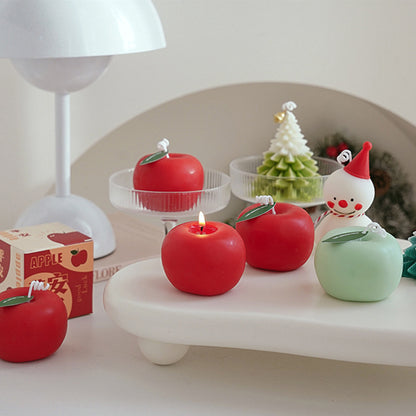 Cute Apple Shape Scented Candle