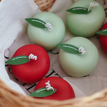 Cute Apple Shape Scented Candle
