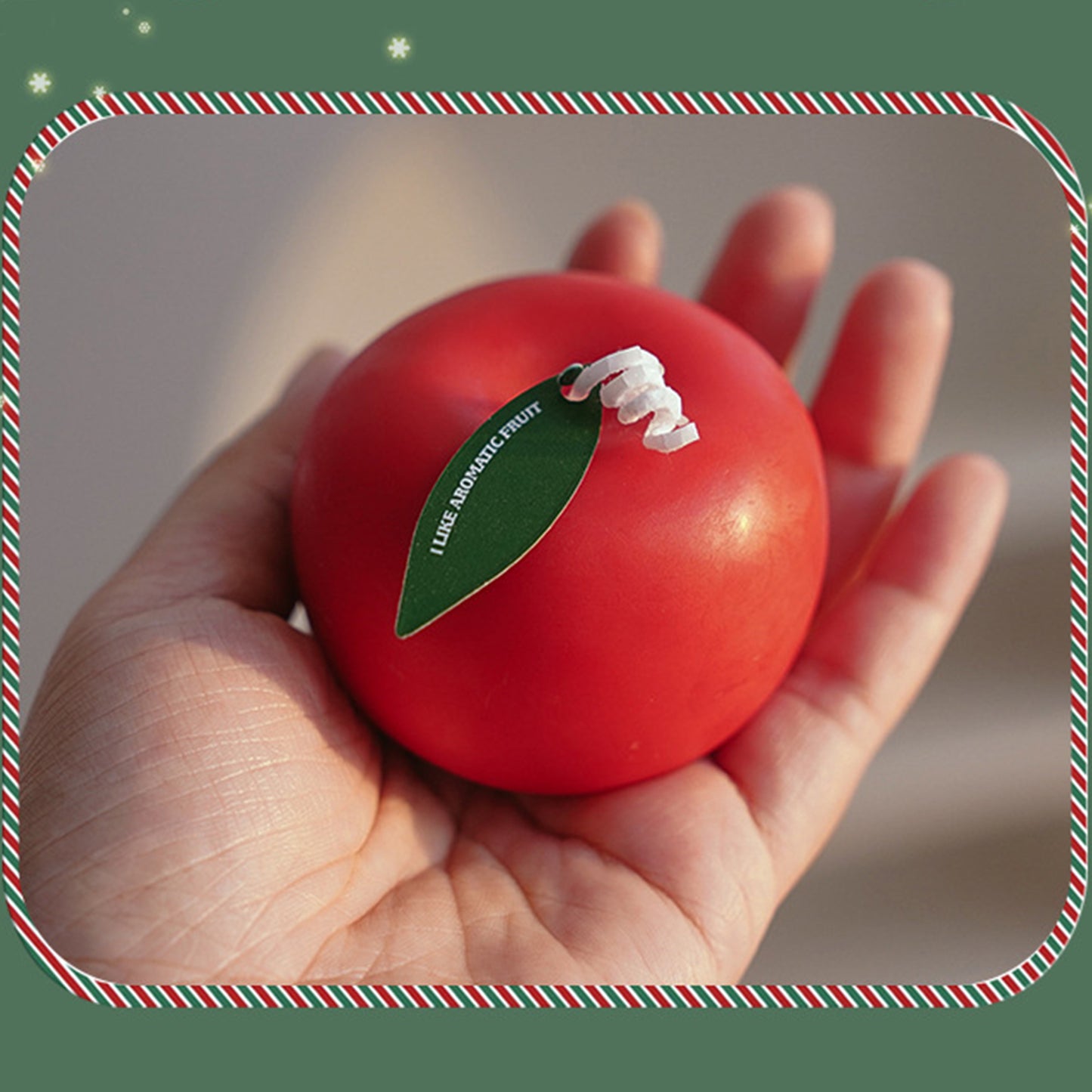 Cute Apple Shape Scented Candle