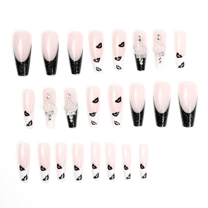 Ballerina Long Coffin Press-on Nails