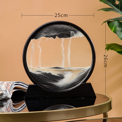 Flowing Sand Frame 3D Sandscape in Motion Display
