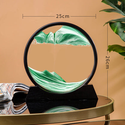 Flowing Sand Frame 3D Sandscape in Motion Display