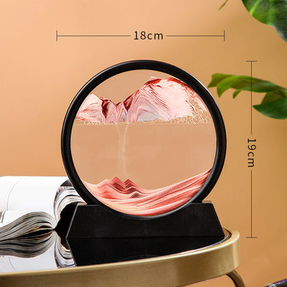 Flowing Sand Frame 3D Sandscape in Motion Display