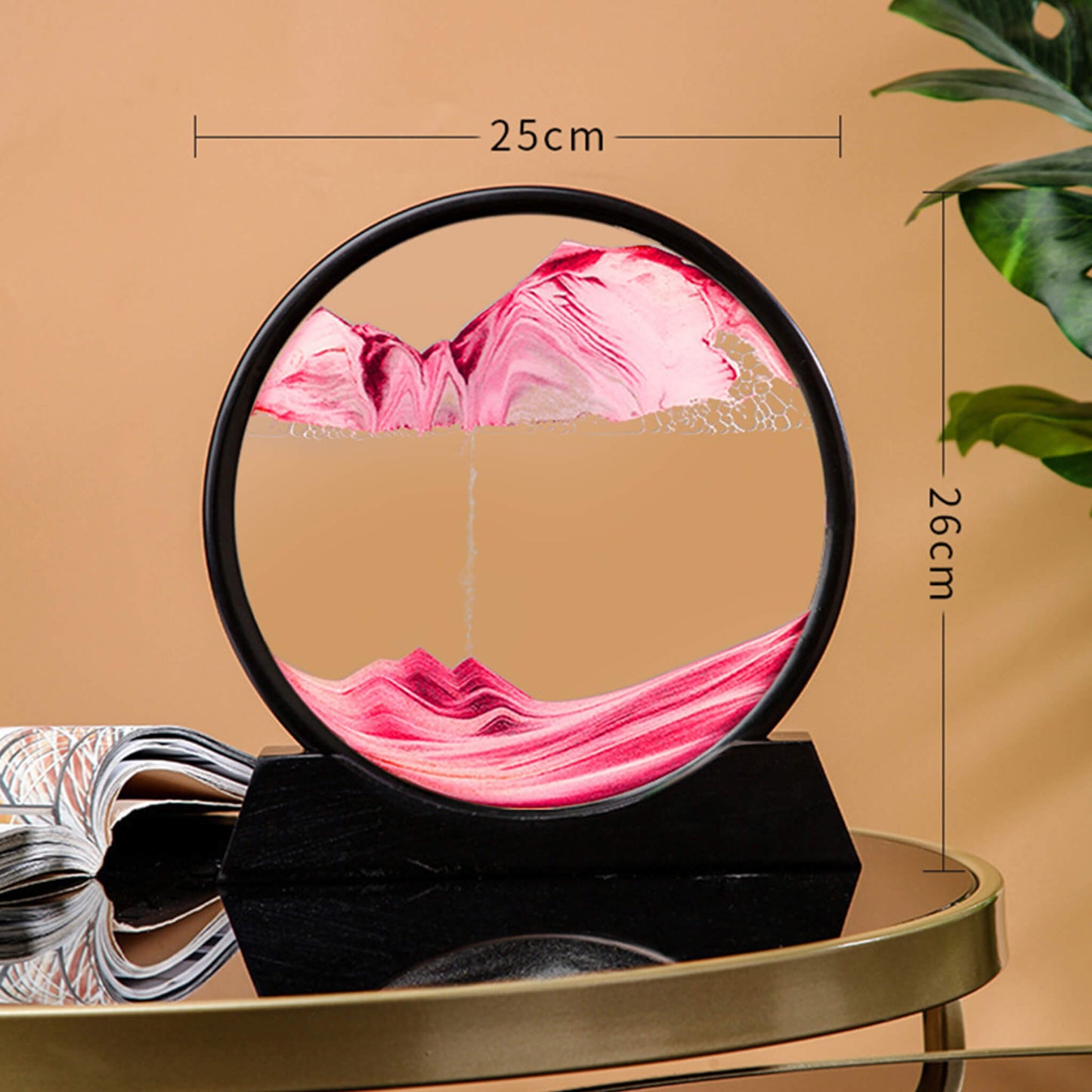 Flowing Sand Frame 3D Sandscape in Motion Display