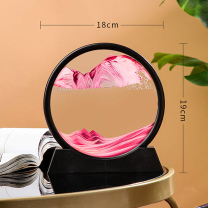 Flowing Sand Frame 3D Sandscape in Motion Display