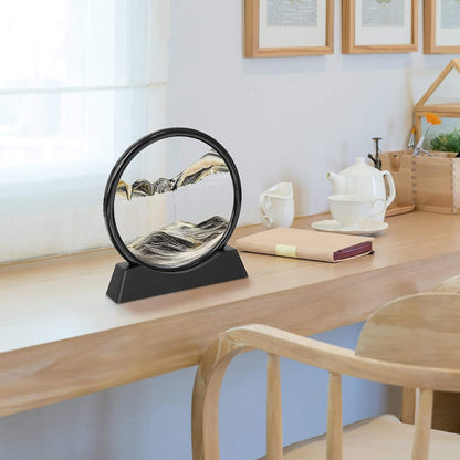 Flowing Sand Frame 3D Sandscape in Motion Display