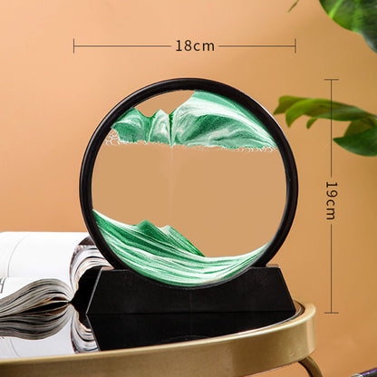 Flowing Sand Frame 3D Sandscape in Motion Display