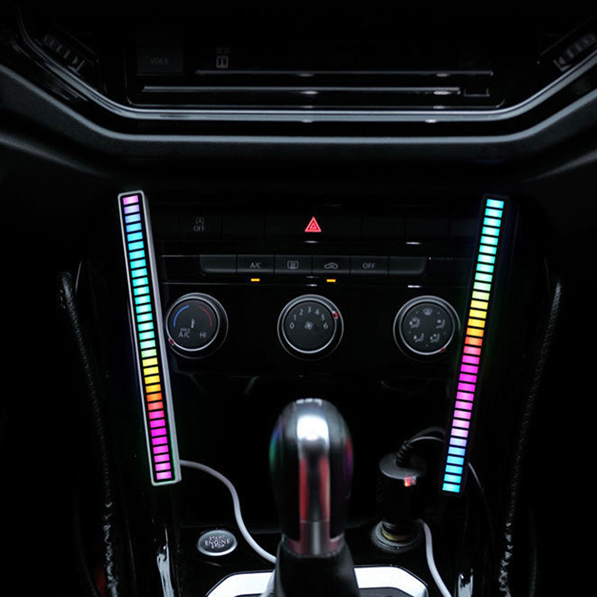 Voice-Activated Music Sync Atmosphere RGB LED Light Bar.
