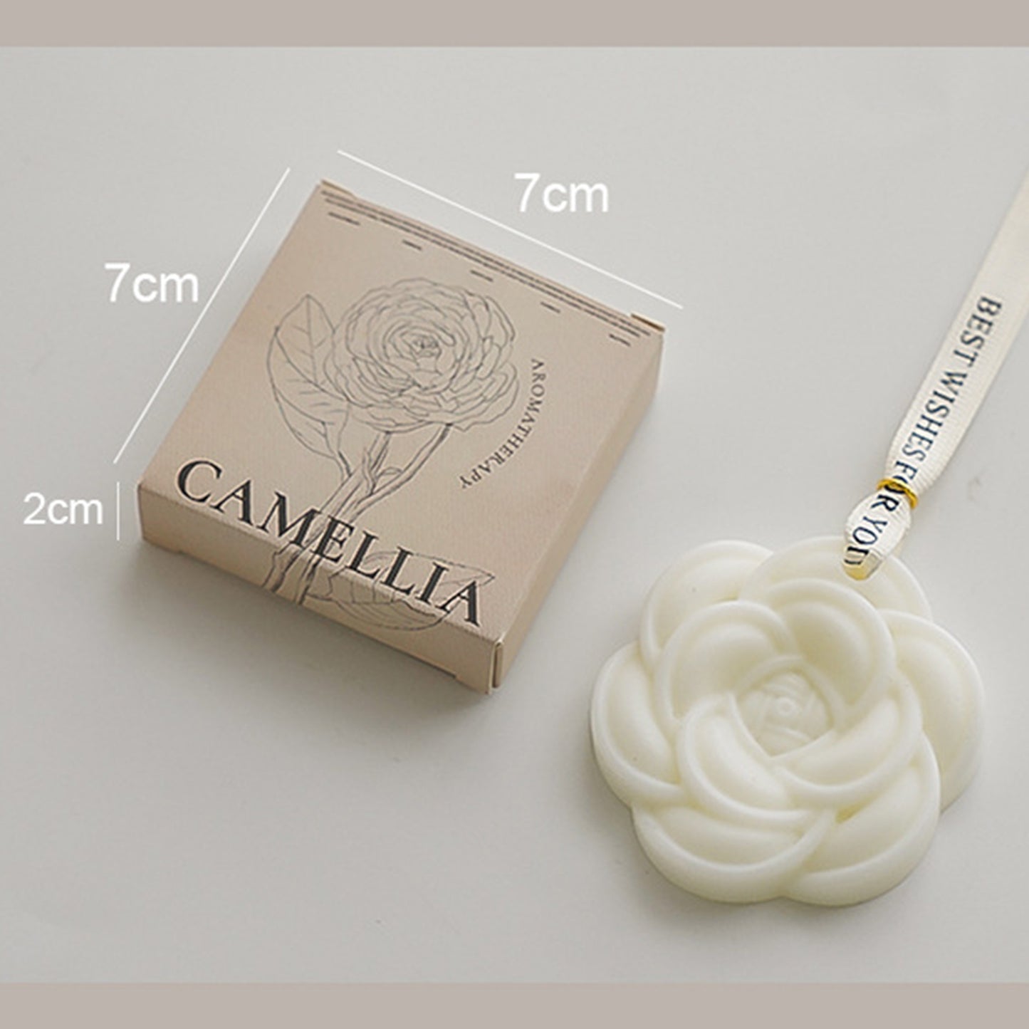 Camellia Scented Candle Hanging Air Freshener