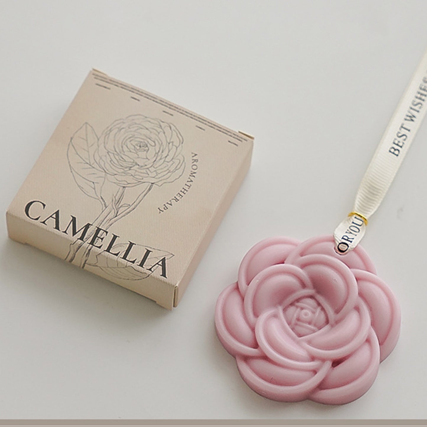 Camellia Scented Candle Hanging Air Freshener