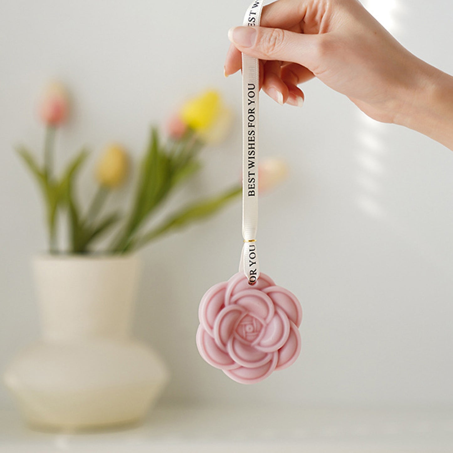 Camellia Scented Candle Hanging Air Freshener