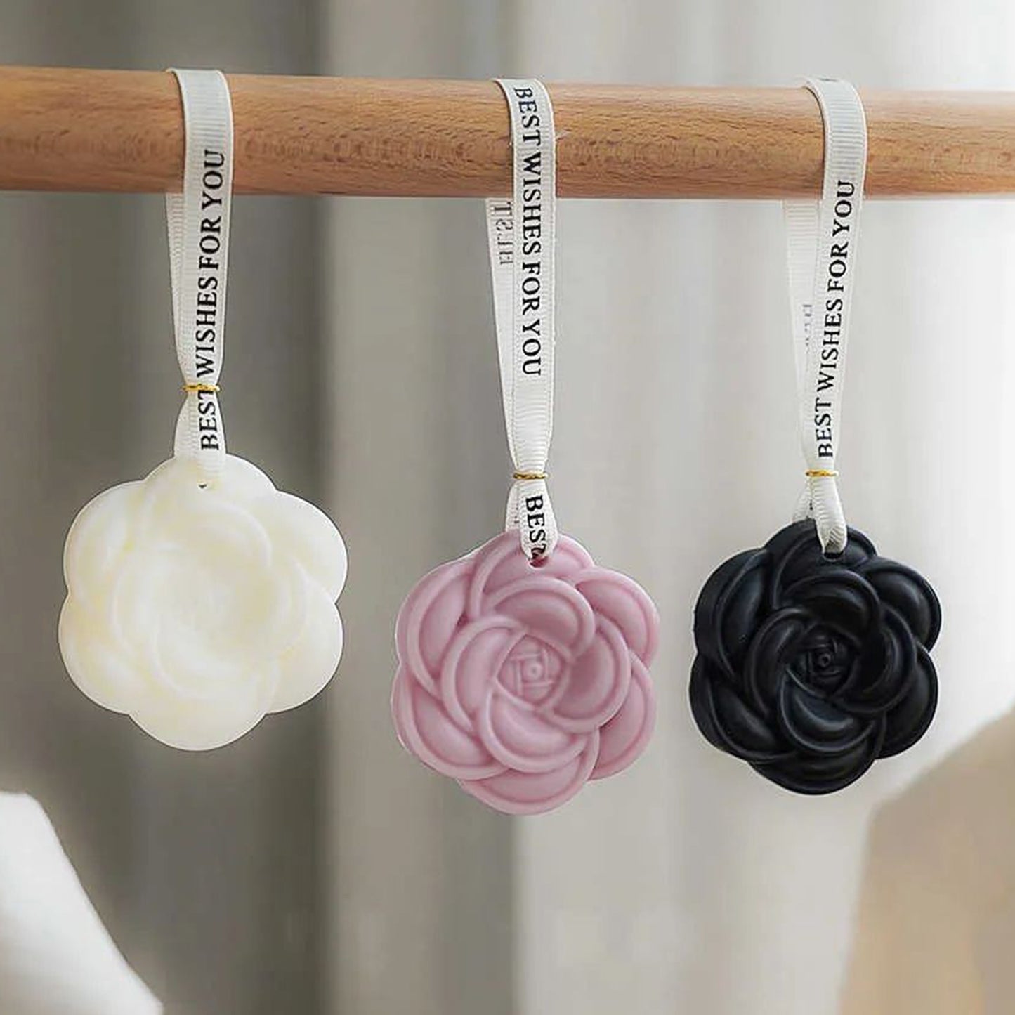Camellia Scented Candle Hanging Air Freshener