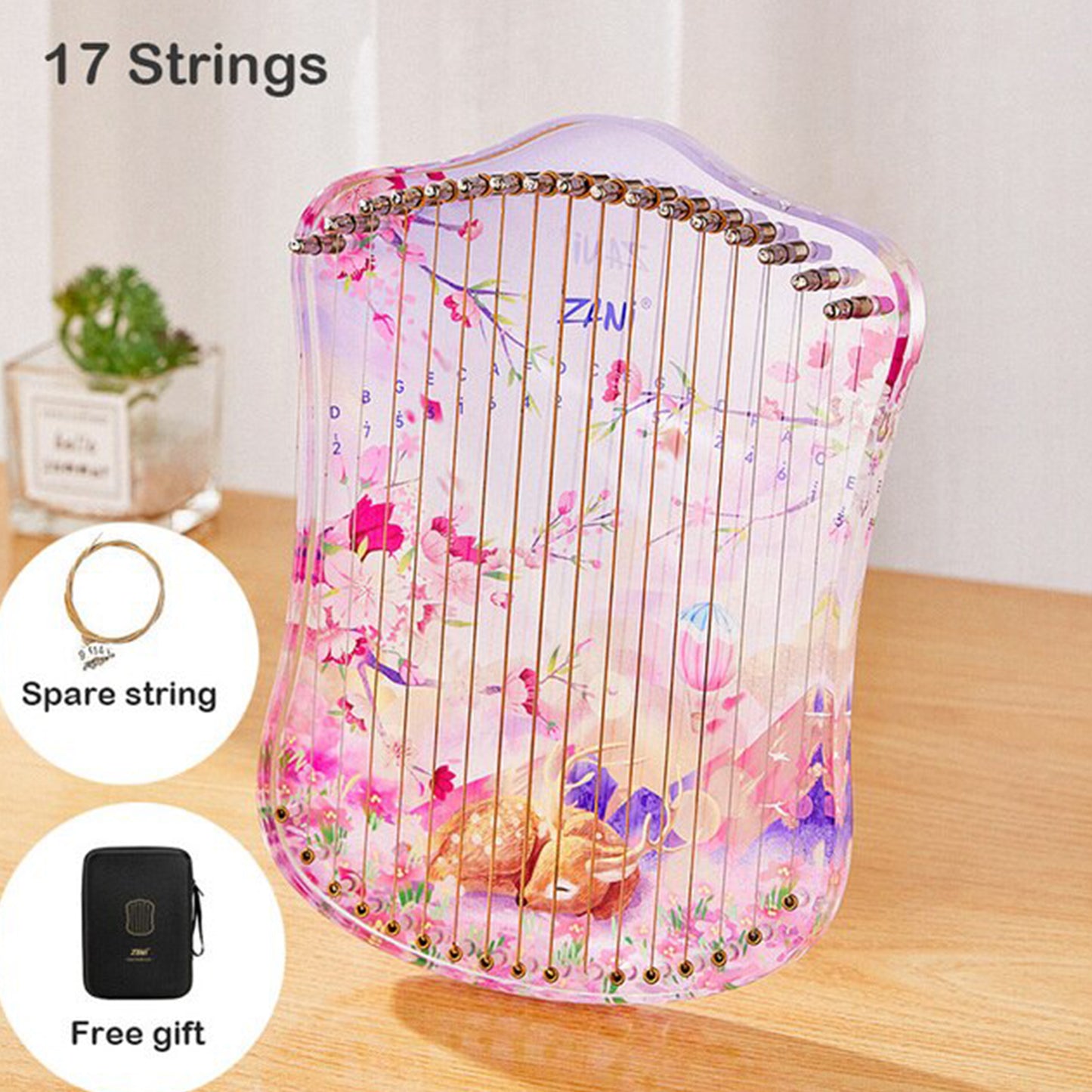 Cartoon Inspired Kalimba Thumb Lyre Harp