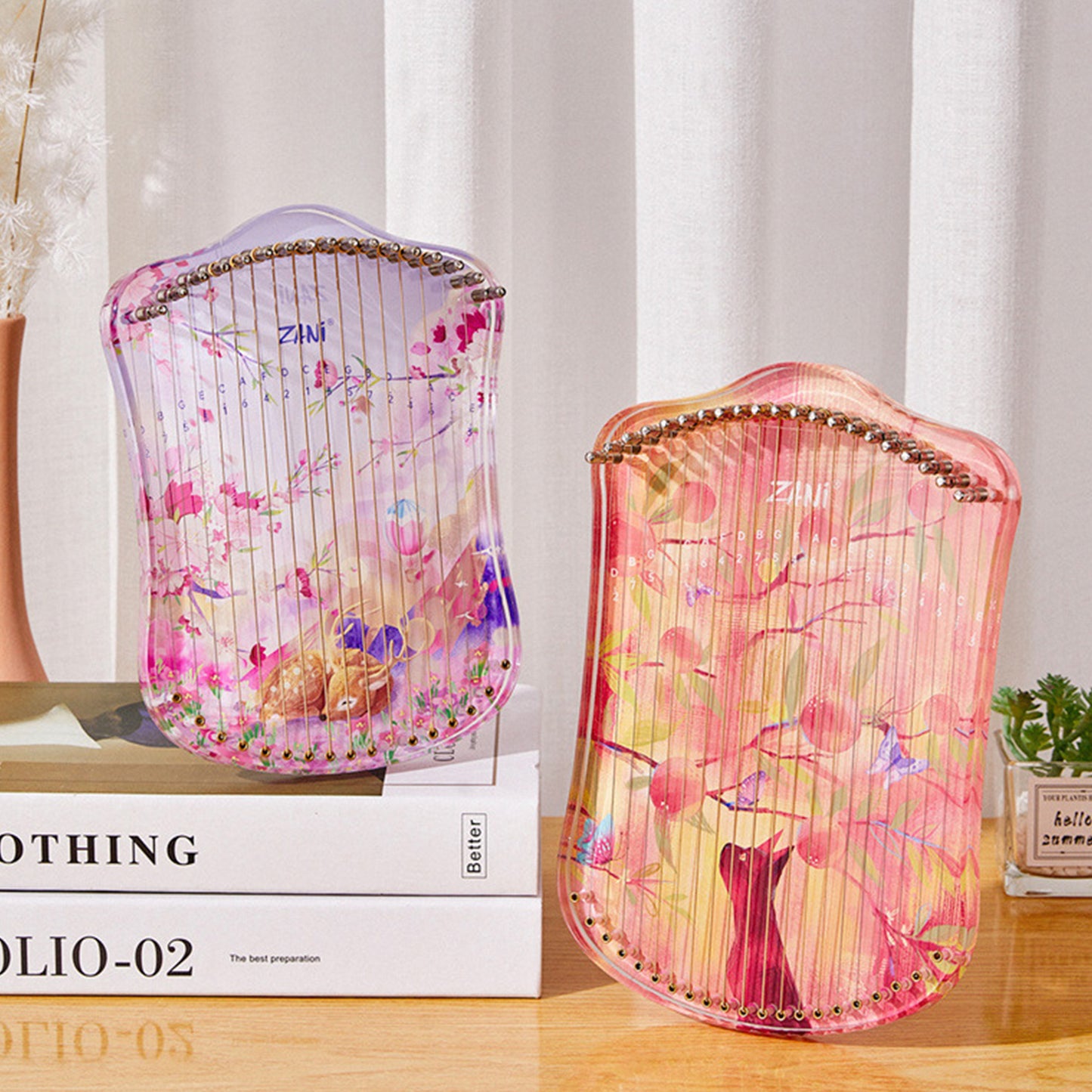 Cartoon Inspired Kalimba Thumb Lyre Harp