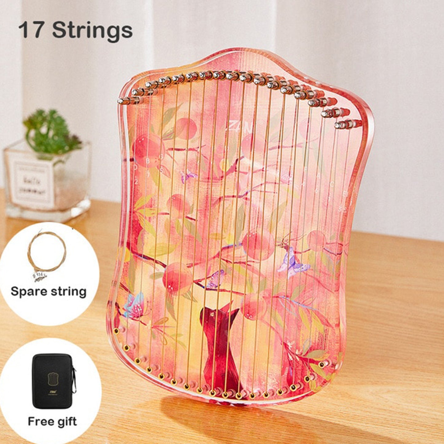 Cartoon Inspired Kalimba Thumb Lyre Harp