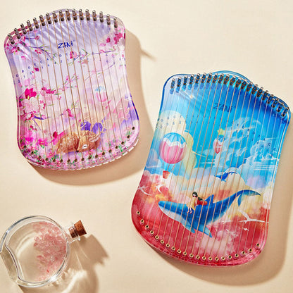 Cartoon Inspired Kalimba Thumb Lyre Harp