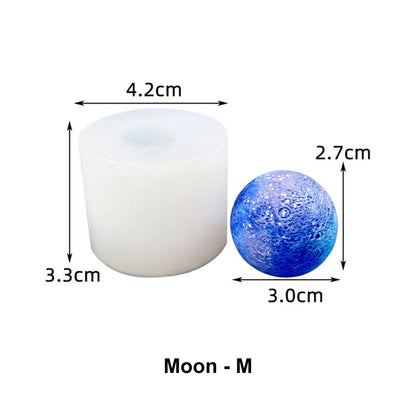 Cartoon Space Series 3D Candle Resin Mold