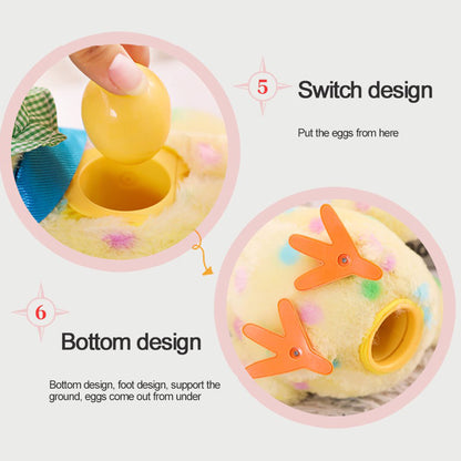 Interactive Chicken Laying Eggs Animal Toy Doll