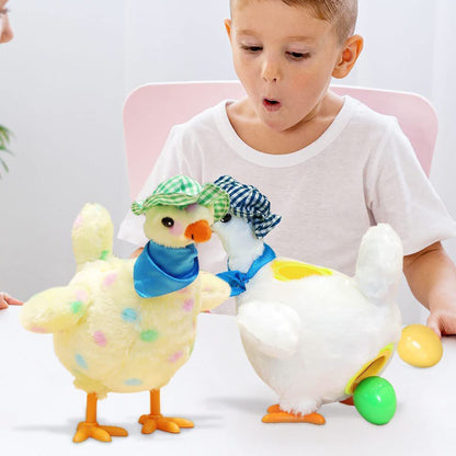 Interactive Chicken Laying Eggs Animal Toy Doll