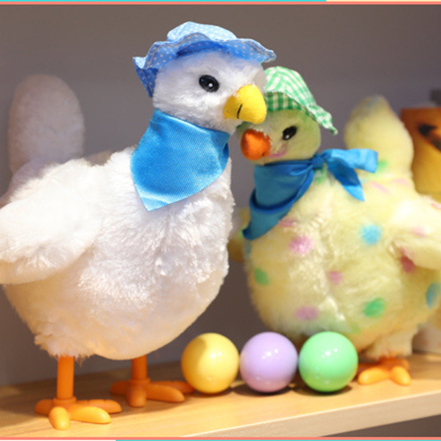 Interactive Chicken Laying Eggs Animal Toy Doll