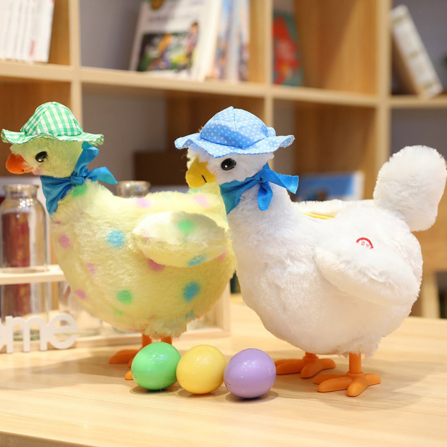 Interactive Chicken Laying Eggs Animal Toy Doll