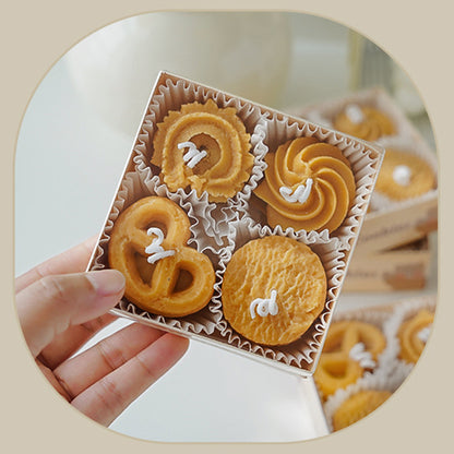 Cookie Biscuit Scented Candle Coffee Milk Scent