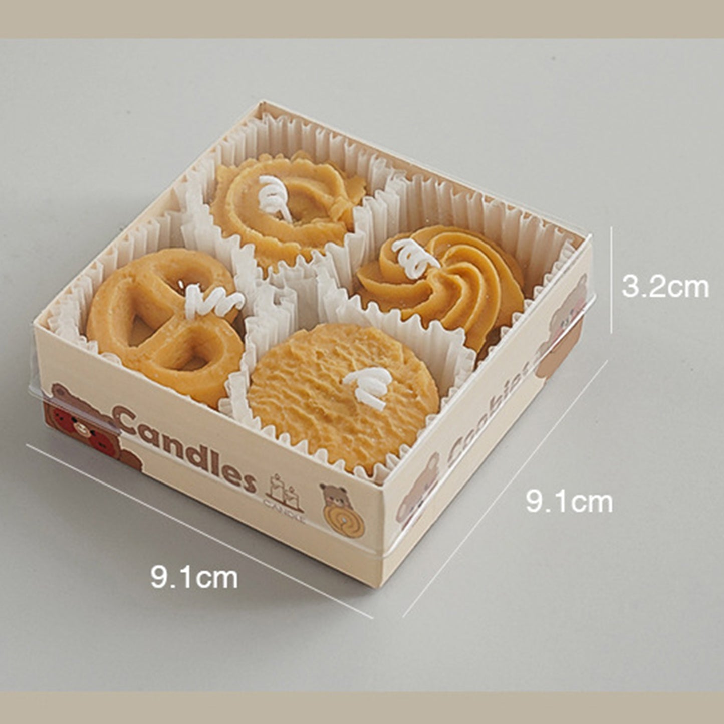 Cookie Biscuit Scented Candle Coffee Milk Scent