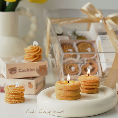 Cookie Biscuit Scented Candle Coffee Milk Scent