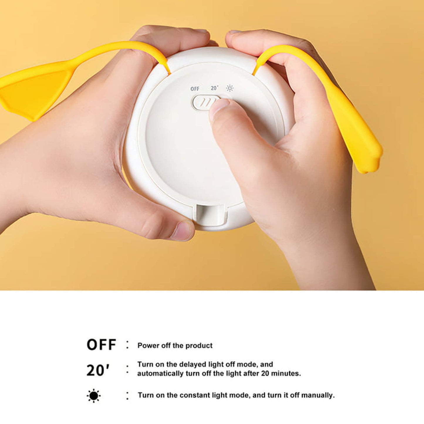 Creative Tap Control Bedside Lamp & Phone Holder