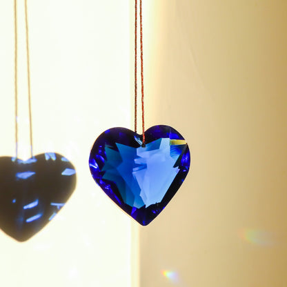 Crystal Heart Suncatcher Prism Crafts Rainbow Maker