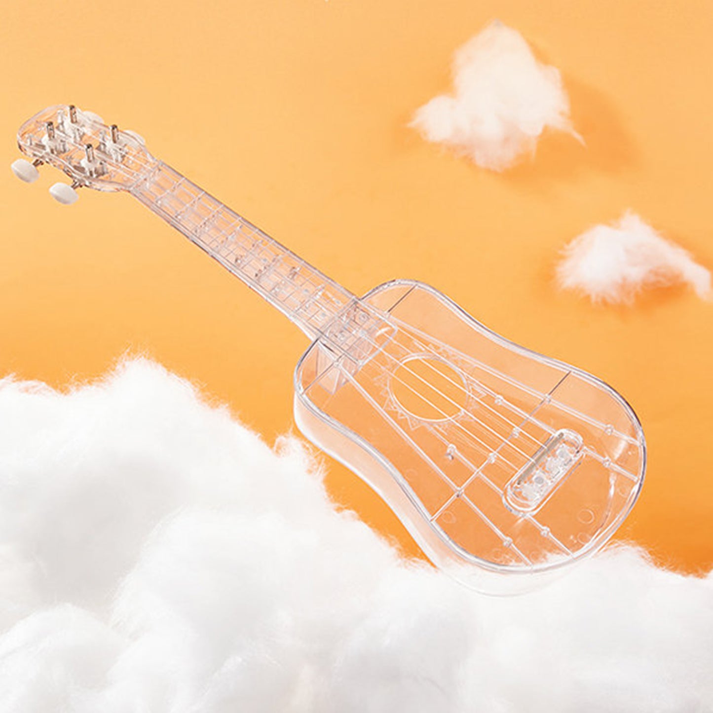 Crystal Transparent Ukulele 23 inch