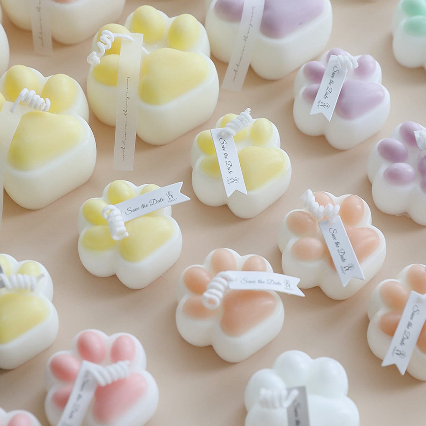 Cute Cat Paw Scented Candles