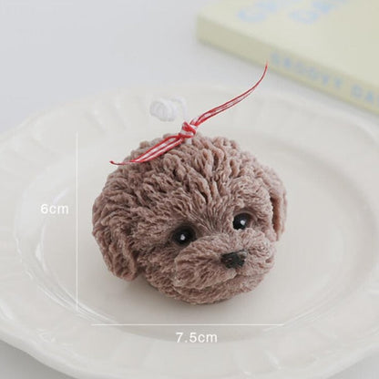Cute Doggie Candle Teddy Head Dog Aromatherapy