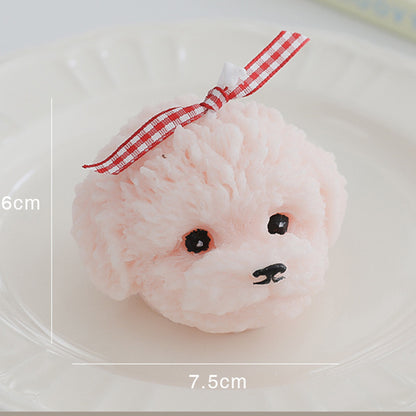 Cute Doggie Candle Teddy Head Dog Aromatherapy