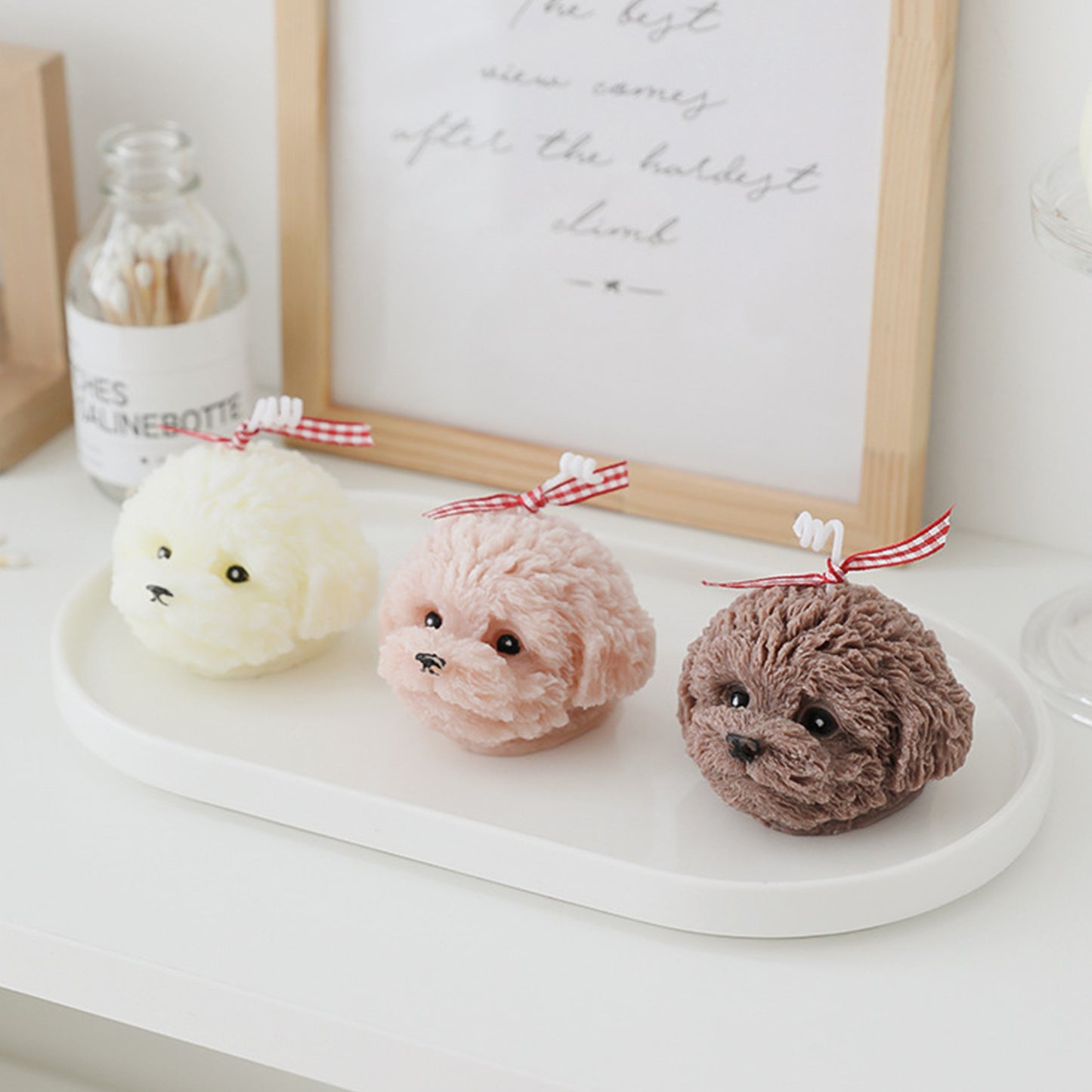 Cute Doggie Candle Teddy Head Dog Aromatherapy