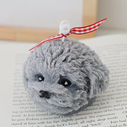 Cute Doggie Candle Teddy Head Dog Aromatherapy