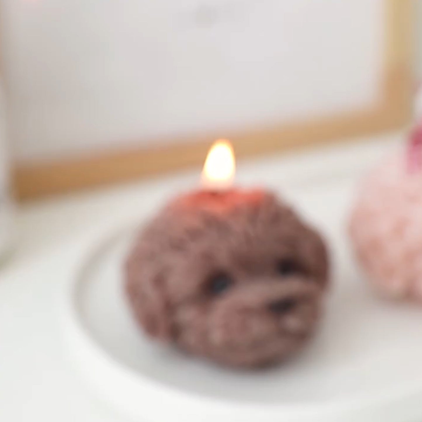 Cute Doggie Candle Teddy Head Dog Aromatherapy
