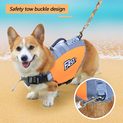 Stylish Dog Life Vest Pet Safety for Water Activities