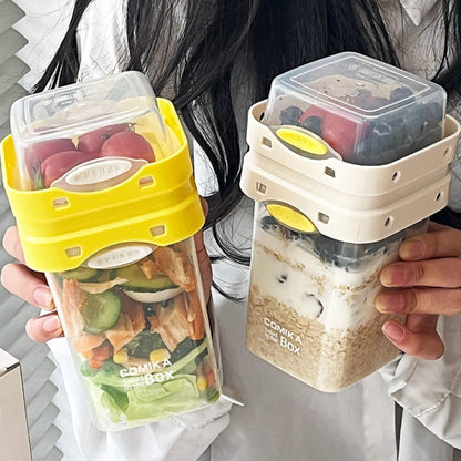 Portable Salad Cup Lunch Box Yogurt Oatmeal