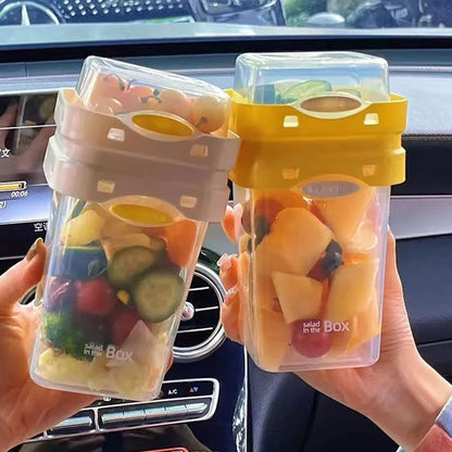 Portable Salad Cup Lunch Box Yogurt Oatmeal