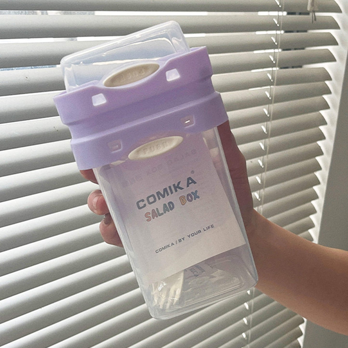 Portable Salad Cup Lunch Box Yogurt Oatmeal